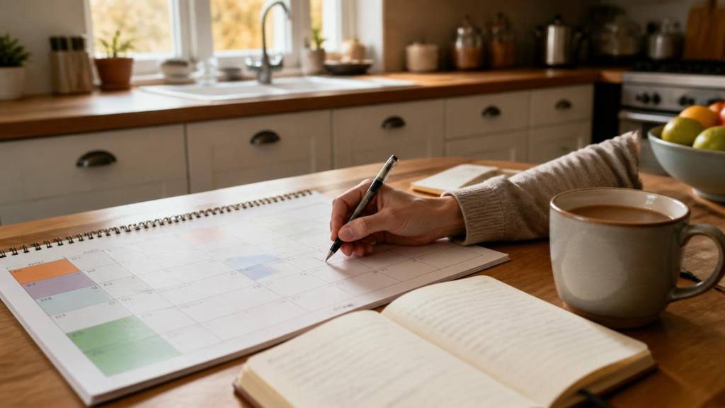 A parent marking secondary school admissions deadlines on a wall calendar - Secondary school admissions in Kent: a step-by-step timeline